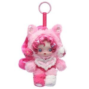 SKULLPANDA × My Little Pony Series Plush Doll Pendant - Pinkie Pie